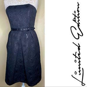 Unique Black belted Dress